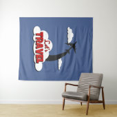 Laten we reizen wandkleed (In Situ (horizontaal))