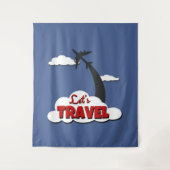 Laten we reizen wandkleed (Voorkant)