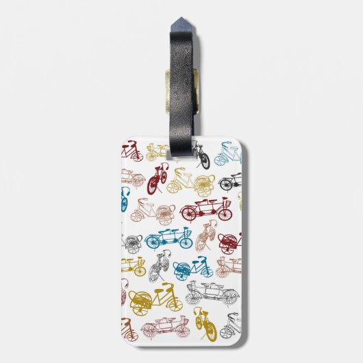 Laten we Ride Bagagelabel (Achterkant verticaal)