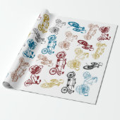 Laten we Ride Cadeaupapier (Uitgerold)