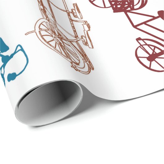 Laten we Ride Cadeaupapier (Rol Hoek)