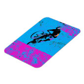 Laten we rijden! - mountainbiker magneet (Linkerzijde)