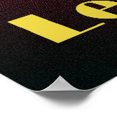 Laten we Rock! 36 x 24 Poster (Hoek)