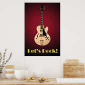 Laten we Rock! 36 x 24 Poster (Keuken)
