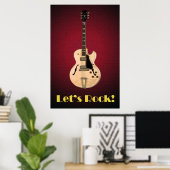 Laten we Rock! 36 x 24 Poster (Thuiskantoor)