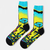 Laten we rock en roll - Music Instruments Socks Sokken (Links)