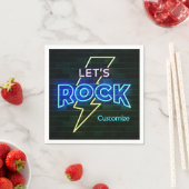Laten we Rock Lightning Bolt 2 Servet (Insitu)