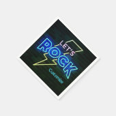 Laten we Rock Lightning Bolt 2 Servet (Hoek)