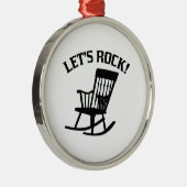 Laten we Rock! Metalen Ornament (Rechts)