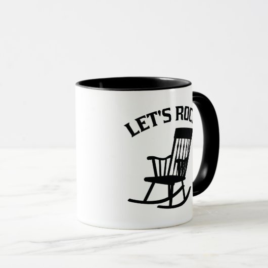 Laten we Rock! Mok (Voorkant rechts)