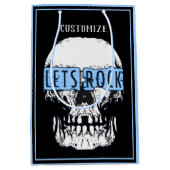 Laten we Rock Skull Blue Medium Cadeauzakje (Voorkant)