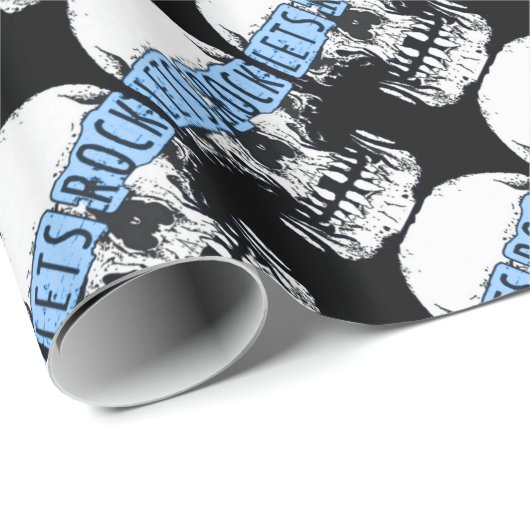 Laten we Rock Skull Cadeaupapier (Rol Hoek)