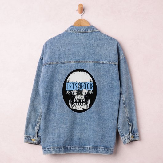 Laten we Rock Skull Denim Jacket (Hangar)
