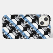 Laten we Rock Skull iPhone Hoesje (Achterkant horizontaal)