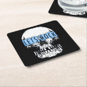 Laten we Rock Skull Kartonnen Onderzetters (Schuin)