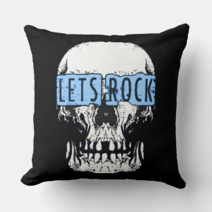 Laten we Rock Skull Kussen