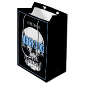 Laten we Rock Skull Medium Cadeauzakje (Voorkant Gekanteld)