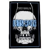 Laten we Rock Skull Medium Cadeauzakje (Voorkant)