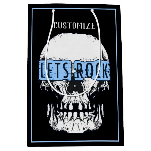 Laten we Rock Skull Medium Cadeauzakje