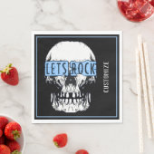 Laten we Rock Skull Servet (Insitu)