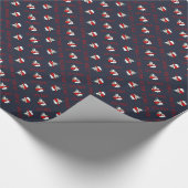 Laten we Rock Snowman Cadeaupapier (Hoek)