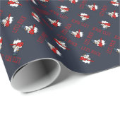 Laten we Rock Snowman Cadeaupapier (Rol Hoek)