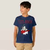Laten we Rock Snowman T-shirt (Voorkant volledig)