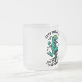 Laten we rocken, Saur! Matglas Koffiemok (Voorkant rechts)