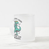 Laten we rocken, Saur! Matglas Koffiemok (Voorkant links)