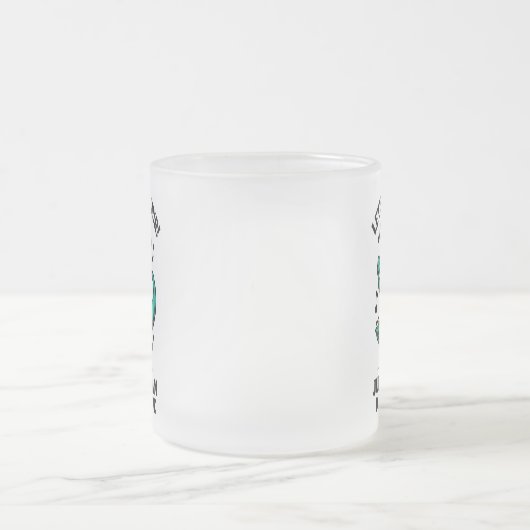 Laten we rocken, Saur! Matglas Koffiemok (Center)