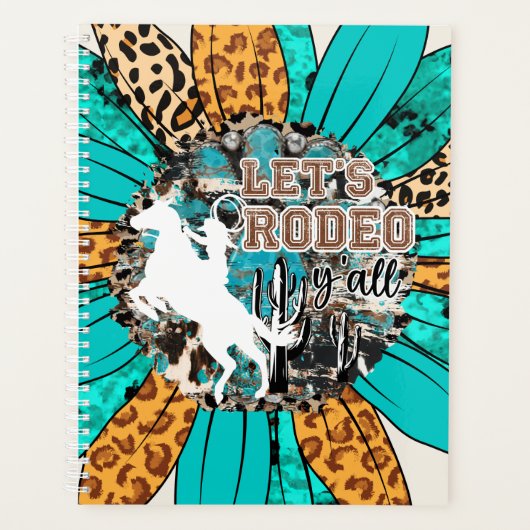Laten we Rodeo Y'all Planner (Voorkant)