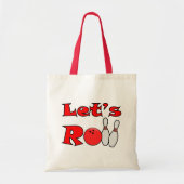 Laten we Roll Canvas tas - Bowling Party Favors (Voorkant)