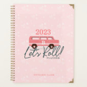 Laten we Roll Fun Pink Girly Van Planner (Voorkant)