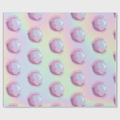 Laten we Roll Fun Retro Roller Schaatsen Meisjes V Cadeaupapier (Vlak)