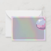 Laten we Roll Fun Retro Roller Schaatsen Meisjes V Notitiekaartje (Voorkant)