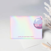 Laten we Roll Fun Retro Roller Schaatsen Meisjes V Notitiekaartje