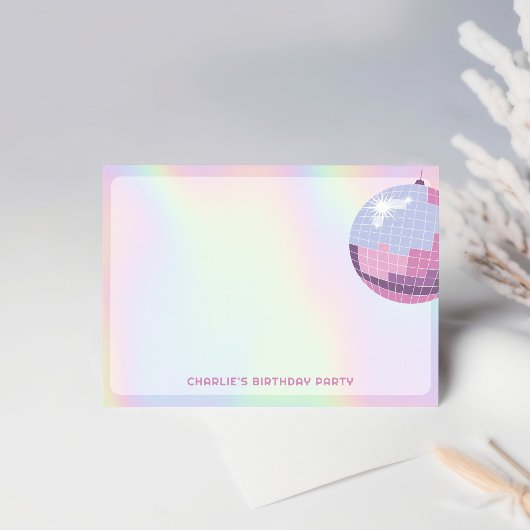 Laten we Roll Fun Retro Roller Schaatsen Meisjes V Notitiekaartje