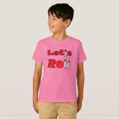 Laten we Roll - Kinder Bowling-Shirt T-shirt (Voorkant volledig)