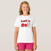 Laten we Roll - Kinder Bowling-Shirten T-shirt (Voorkant volledig)