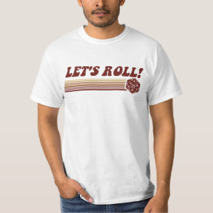 Laten we Roll Roleplay Game Dice T-shirt