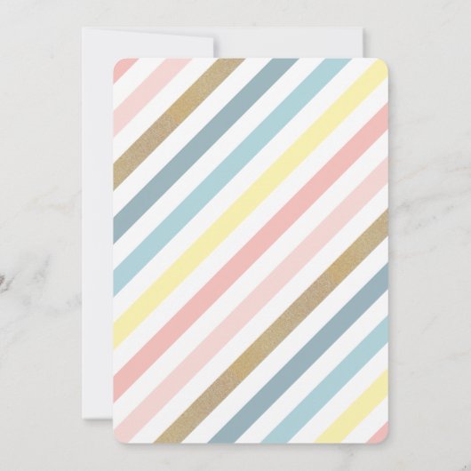 Laten we Roll Roller Skating Waterverf Girl Birthd Kaart (Achterkant)