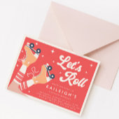 Laten we Roll Y2K 90s Roller Schaats Meisjes Verja Kaart