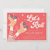 Laten we Roll Y2K 90s Roller Schaats Meisjes Verja Kaart (Voorkant)