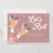 Laten we Roll Y2K 90s Roller Schaats Meisjes Verja Kaart (Voorkant)