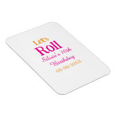 Laten we rollen gelukkige 10e verjaardag naam toev magneet (Rechterzijde)