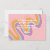 Laten we rollen retro roller schaats verjaardag bedankkaart (Voorkant)