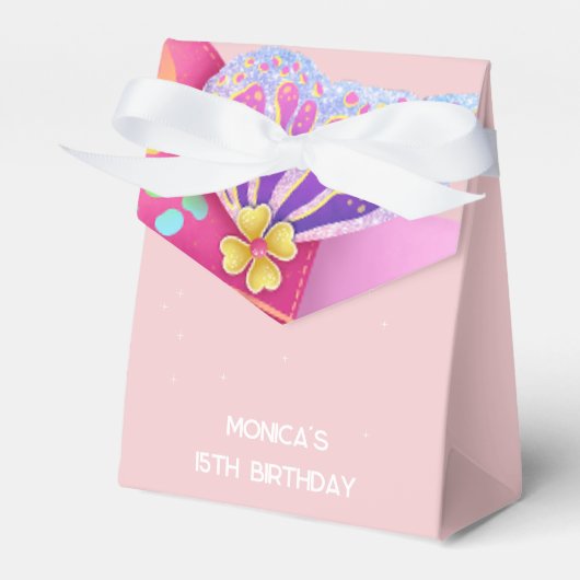 Laten we rollen retro roller schaats verjaardagsfe bedankdoosjes (Voorkant Zijde)