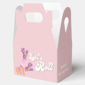 Laten we rollen retro roller schaats verjaardagsfe bedankdoosjes (Geopend)