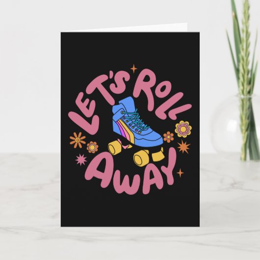 Laten we Roller Schaatsen wegrollen Kaart (Voorkant)