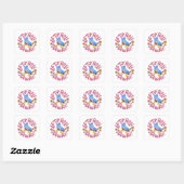 Laten we Roller Schaatsen wegrollen Vierkante Sticker (Vel)